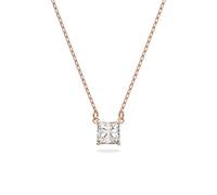 Swarovski Collana Attract, Bianco, Placcato Oro Rosa