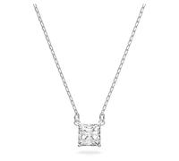 Swarovski Collana Attract, Bianco, Placcatura Rodio