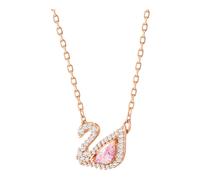 Swarovski Collana 'Dazzling Swan' oro rosé / rosa / bianco, Taglia One Size