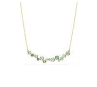Swarovski Collana Constella, tagli misti, verde, placcato in tono dorato