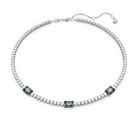 Swarovski 5666168 Collana Matrix Tennis Taglio misto Verde Placcato Rodio