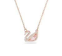 Swarovski Collana Dazzling Swan, Cigno, Rosa, Placcato color oro Rosa