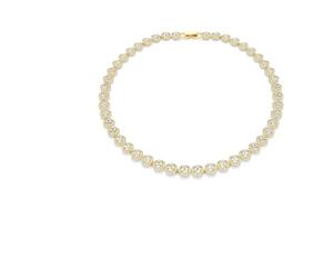 Swarovski - Collana Elegante in Oro con Cristallo - - Accessories - Donna - Giallo - ONE SIZE