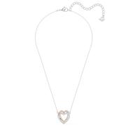 Swarovski Collana Swarovski Infinity, Cuore, Bianca, Mix di finiture