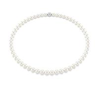 Swarovski Collana Matrix, Crystal Pearl, Bianca, Placcato rodio