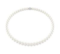 Swarovski Collana Matrix, Crystal Pearl, Bianca, Placcato rodio