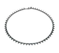 Swarovski Collana Matrix, Taglio triangolo, Grigia, Placcato rutenio