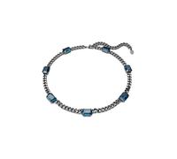 Swarovski - Collana Millenia Taglia ottagonale, Blu, Bagno di rutenio Riferimento: 5671243, 42 - 50 cm, Cristallo, Cristallo