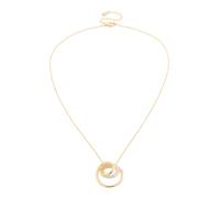 Swarovski Collana Hyperbola, Taglio Round, Bianca, Placcato color oro