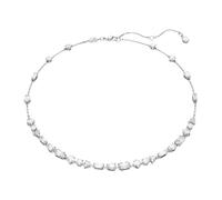 Swarovski - Collana Placcata Rodio con Zirconia Cubica Bianca - - Accessories - Donna - Grigio - ONE SIZE