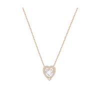 Swarovski - Collana Scintillante a Cuore Danzante - - Accessories - Donna - Rosa - ONE SIZE