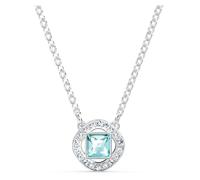 Swarovski Collana Swarovski Angelic Square, Blu, Placcato rodio, Esclusivi Amazon