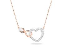 SWAROVSKI CollanaSwarovski Infinity, Infinito e cuore, Bianco, Mix di placcature