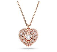 SWAROVSKI Collier Hyperbola coeur rosé