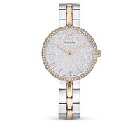 Swarovski Cosmopolitan Orologio, con Pavé di CristalliSwarovski e Bracciale Regolabile, Placcato in Tonalità Oro Rosa, Bianco