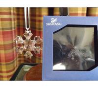 Swarovski Crystal 2010 Piccolo Fiocco di Neve Ornamento W Scatola 1041314 Nuovo