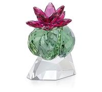 Swarovski Crystal Flowers Cactus Bordeaux, Oggetto Decorativo con Cristalli Swarovski , Multicolore