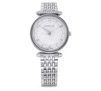 Swarovski Crystalline Wonder Orologio, con Cristalli Swarovski, Bracciale in Acciaio Inossidabile, Meccanismo al Quarzo, Tono Argentato