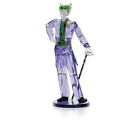 Swarovski DC Comics, Joker, Oggetto Decorativo con Personaggio in CristalliSwarovski e Metallo Laccato e Placcato in Tonalità Oro, Multicolore