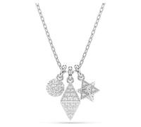 COLLANA PENDENTE DEXTERA SFERA E CUBO DONNA SWAROVSKI