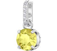 Swarovski Donna 5437326 Remix Collection Charm, Novembre, Giallo, Placcatura Rodio