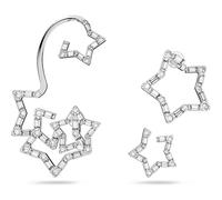 Swarovski Donna Orecchini Set 3 Pezzi Cristalli Stella 5617757 Argento