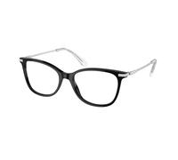 Swarovski Donna SK2010 1038 Montature da vista Acetato Nero Trasparente Squadrata Normale