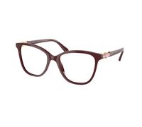Swarovski Donna SK2020 1008 Montature da vista Acetato Viola Trasparente Squadrata Normale