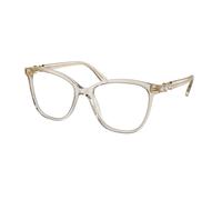 Swarovski Donna SK2020 3003 Montature da vista Acetato Marrone Trasparente Squadrata Normale