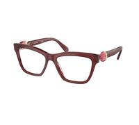 Swarovski Donna SK2021 1055 Montature da vista Acetato Viola Trasparente Squadrata Normale