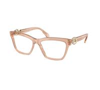 Swarovski Donna SK2021 1063 Montature da vista Acetato Marrone Trasparente Squadrata Normale