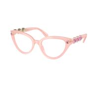 Swarovski Donna SK2028 1031 Montature da vista Acetato Rosa Trasparente Cat Eye Normale