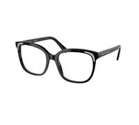 Swarovski Donna SK2033 1001 Montature da vista Acetato Nero Trasparente Farfalla Normale