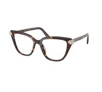 Swarovski Donna SK2045 1002 Montature da vista Acetato Tartaruga Trasparente Cat Eye Normale