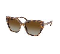 Swarovski Donna SK6016 1004T5 Occhiali da sole Acetato Tartaruga Marrone Geometrica Polarizzata Sfumato