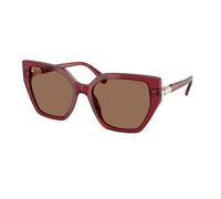 Swarovski Donna SK6016 105573 Occhiali da sole Acetato Rosso Marrone Geometrica Normale