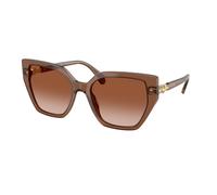 Swarovski Donna SK6016 106713 Occhiali da sole Acetato Marrone Marrone Geometrica Normale Sfumato
