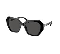 Swarovski Donna SK6017 100187 Occhiali da sole Acetato Nero Grigio Geometrica Normale