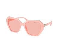 Swarovski Donna SK6017 1041/5 Occhiali da sole Acetato Rosa Rosa Geometrica Normale
