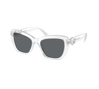 Swarovski Donna SK6018 102787 Occhiali da sole Acetato Trasparente Grigio Cat Eye Normale