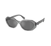 Swarovski Donna SK6028 10626G Occhiali da sole Acetato Grigio Grigio Geometrica Specchiate
