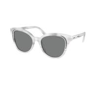 Swarovski Donna SK6031 104287 Occhiali da sole Acetato Bianco Grigio Farfalla Normale