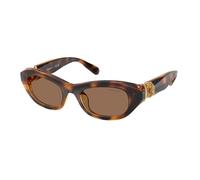 Swarovski Donna SK6036U 100273 Occhiali da sole Acetato Tartaruga Marrone Pillow Normale