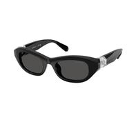 Swarovski Donna SK6036U 103887 Occhiali da sole Acetato Nero Grigio Pillow Normale