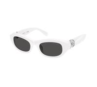 Swarovski Donna SK6036U 105087 Occhiali da sole Acetato Bianco Grigio Pillow Normale