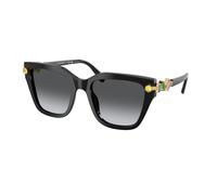 Swarovski Donna SK6041 1001T3 Occhiali da sole Acetato Nero Grigio Geometrica Polarizzata