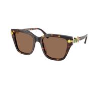 Swarovski Donna SK6041 100273 Occhiali da sole Acetato Tartaruga Marrone Geometrica Normale