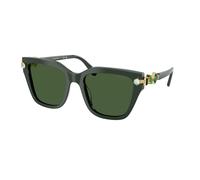 Swarovski Donna SK6041 102671 Occhiali da sole Acetato Verde Verde Geometrica Normale