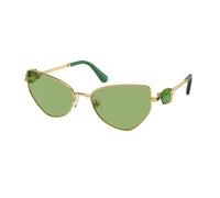 Swarovski Occhiali da Sole SK7003 4004/2 Oro Verde scuro Donna