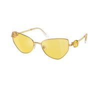 Swarovski Donna SK7003 400785 Occhiali da sole Metallo Oro Giallo Geometrica Normale Specchiato